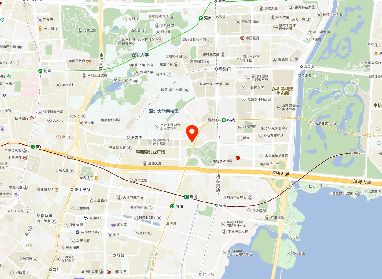深圳百度国际大厦地图位置